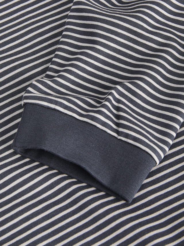 Jack & Jones Barron gestreept longsleeve heren – Dark Navy, Chocolate Torte & Forest Night – foto 2