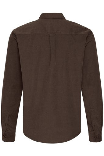 Overhemd met ribstructuur – Blend