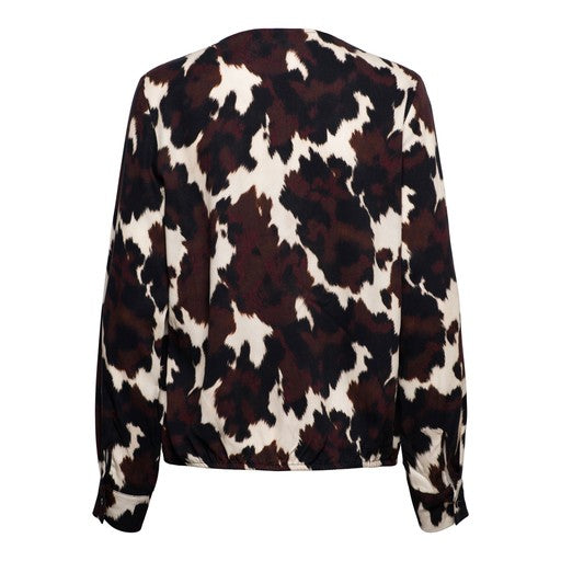 Top met print en V-hals – &Co Woman