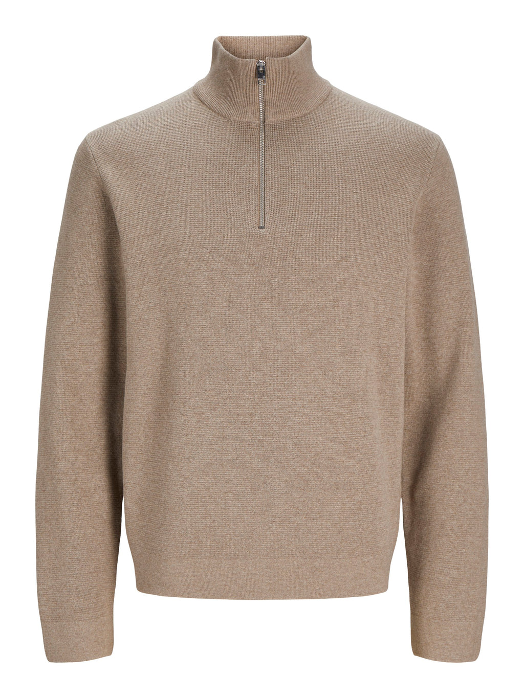 Milano Stitch Knit Half Zip – Greige – leveranciersfoto