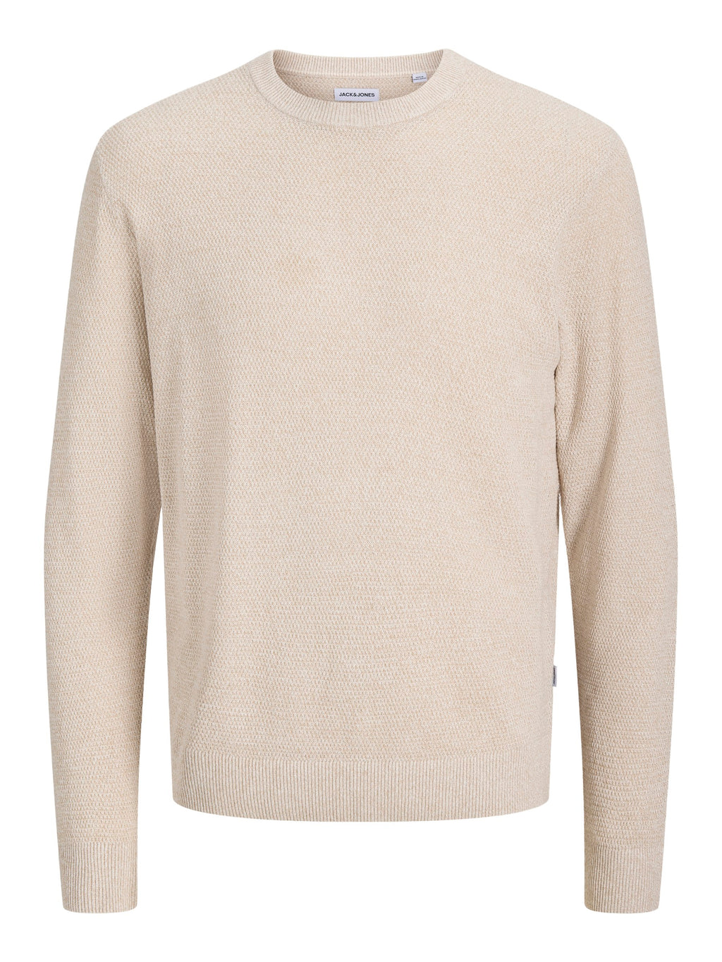 Ryder Knit Crew Neck – Greige – leveranciersfoto