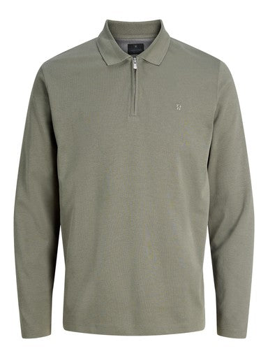 Ethan LS Zip Polo