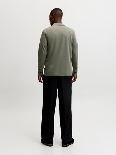 Ethan LS Zip Polo