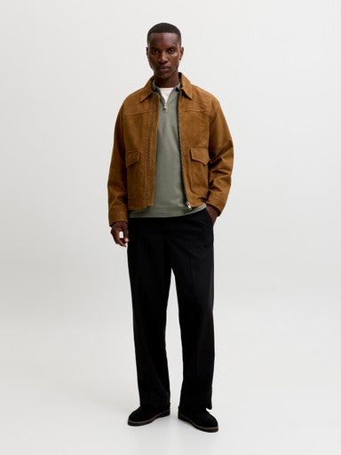 Ethan LS Zip Polo