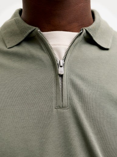 Ethan LS Zip Polo