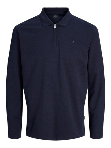Ethan LS Zip Polo