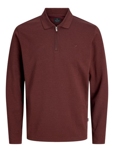 Ethan LS Zip Polo