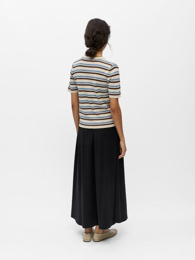 Gestreepte gebreide top – Object