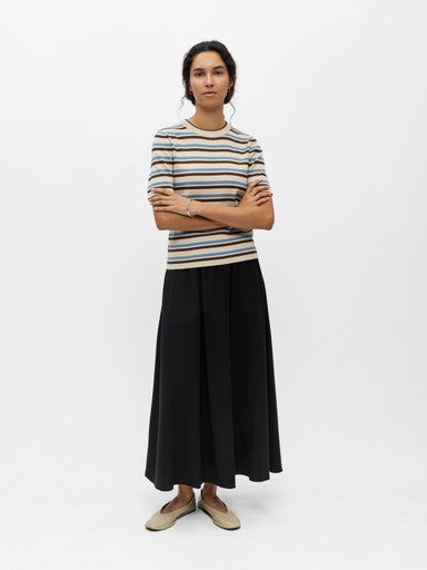 Gestreepte gebreide top – Object