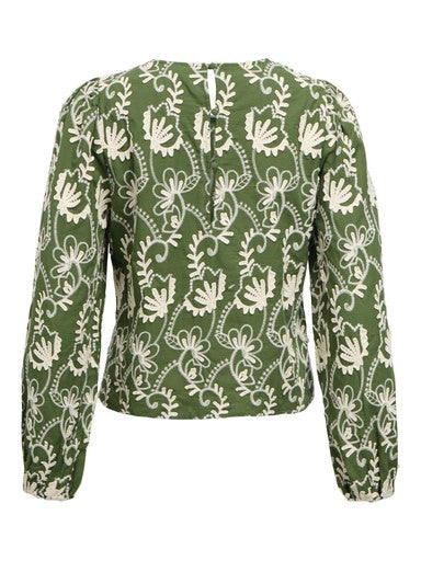 Blouse met borduursel – Object