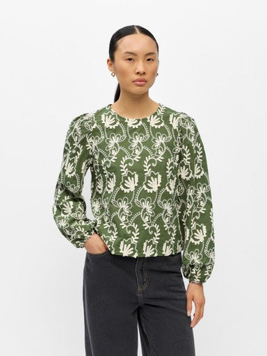 Blouse met borduursel – Object