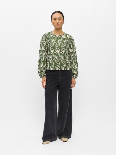 Blouse met borduursel – Object