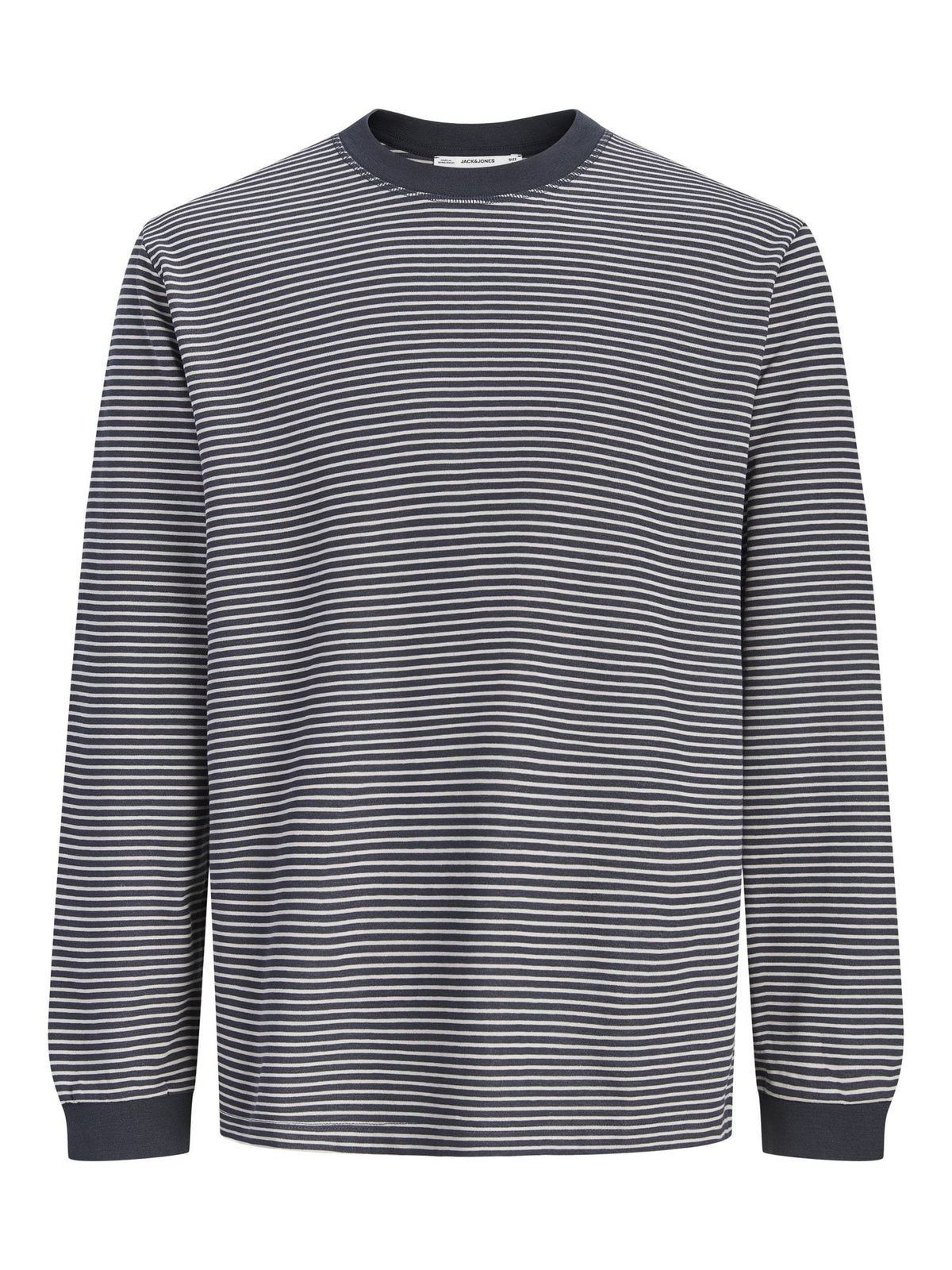 Jack & Jones Barron gestreept longsleeve heren – Dark Navy, Chocolate Torte & Forest Night – foto 3