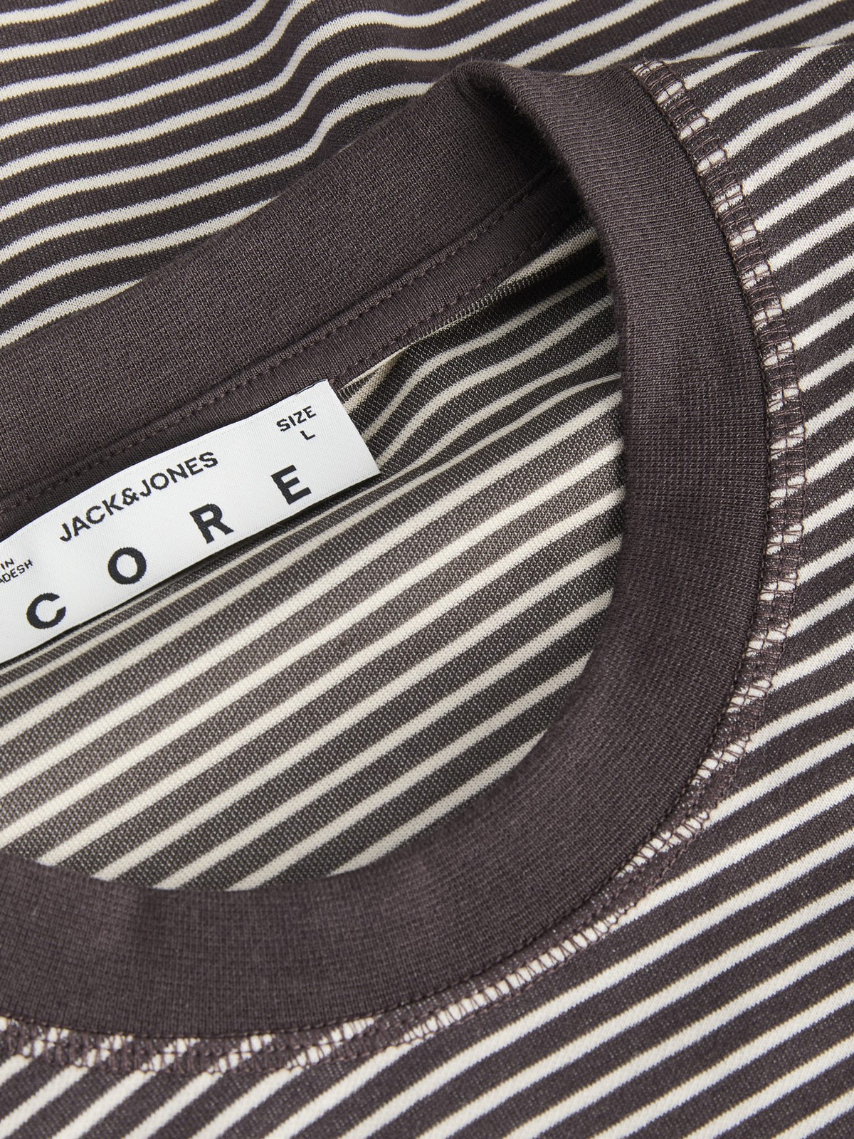 Jack & Jones Barron gestreept longsleeve heren – Dark Navy, Chocolate Torte & Forest Night – foto 5