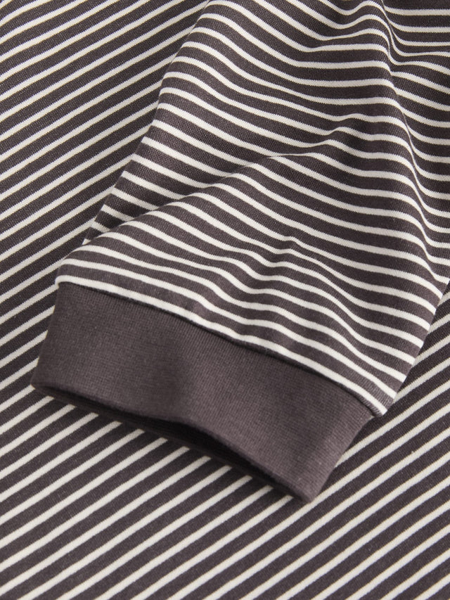 Jack & Jones Barron gestreept longsleeve heren – Dark Navy, Chocolate Torte & Forest Night – foto 6
