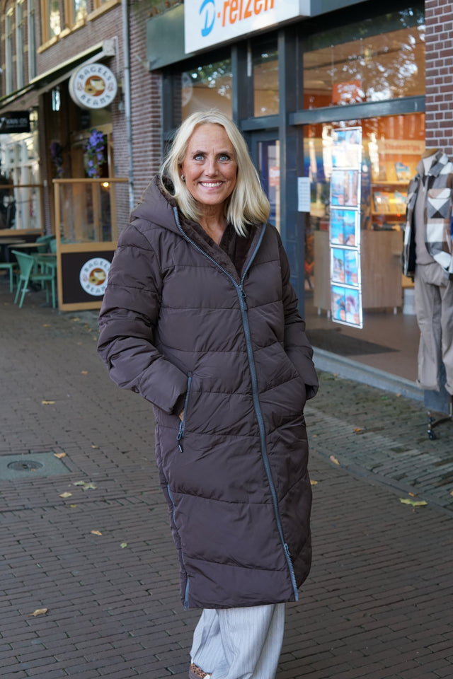 Nordberg Hilary lange pufferjas dames