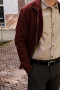 Classic Shirt in Oatmeal — Topics Fashion fotoshoot met Sjors en Sandra