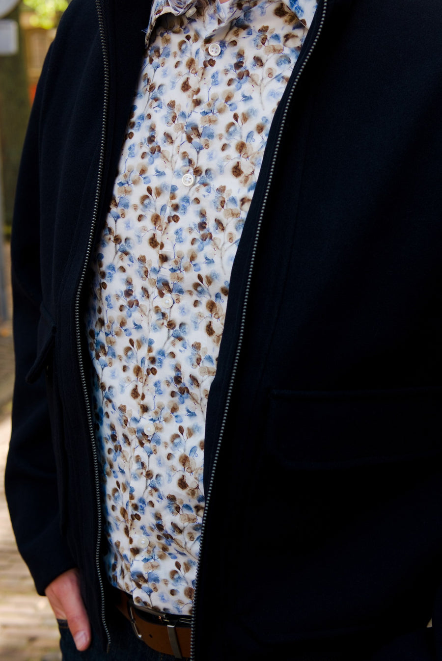 Parker Print in White — Topics Fashion fotoshoot met Sjors en Sandra